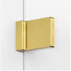 New Trendy Avexa Gold kabina prysznicowa  90x80 szkło czyste 6 mm złoto szczotkowane EXK-3017